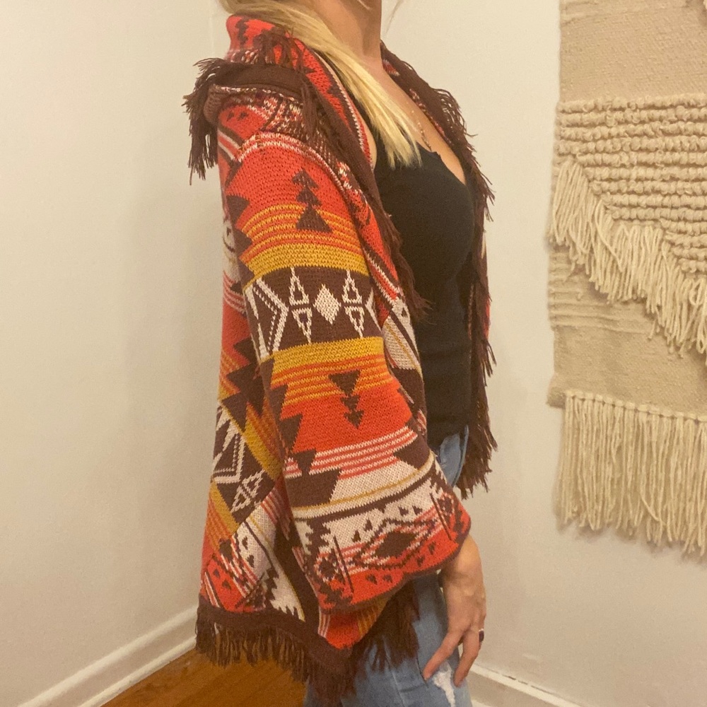 Billabong Navajo Poncho Cardigan Small